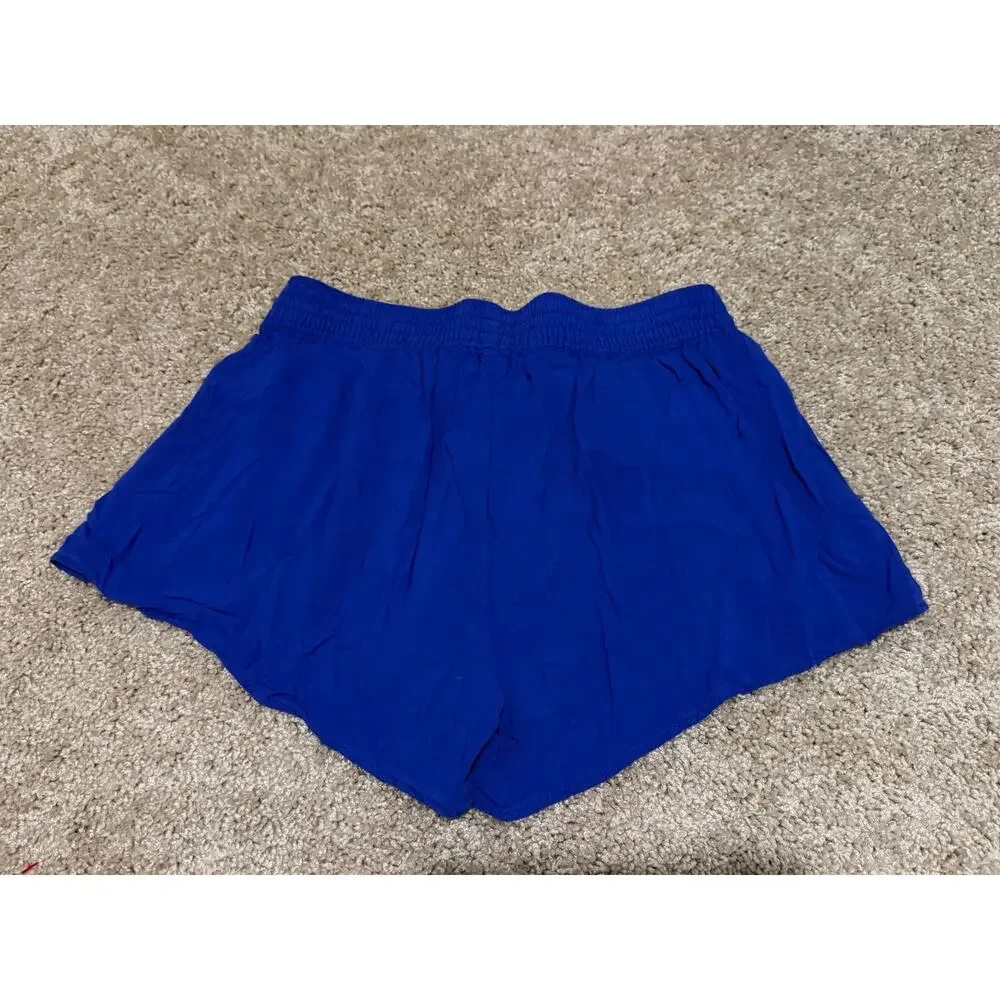 Aerie Flowy Boho Flutter Shorts Cobalt Blue Size Small